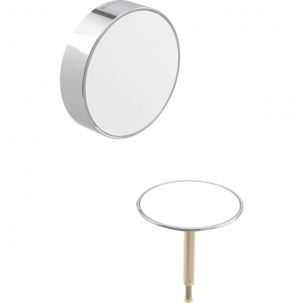 Dangtelis Geberit vonios sifonui d52,  baltas blizgus/chromas 